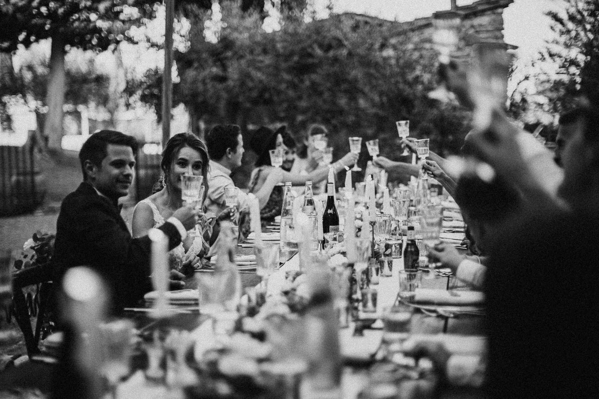 wedding photo in tuscany