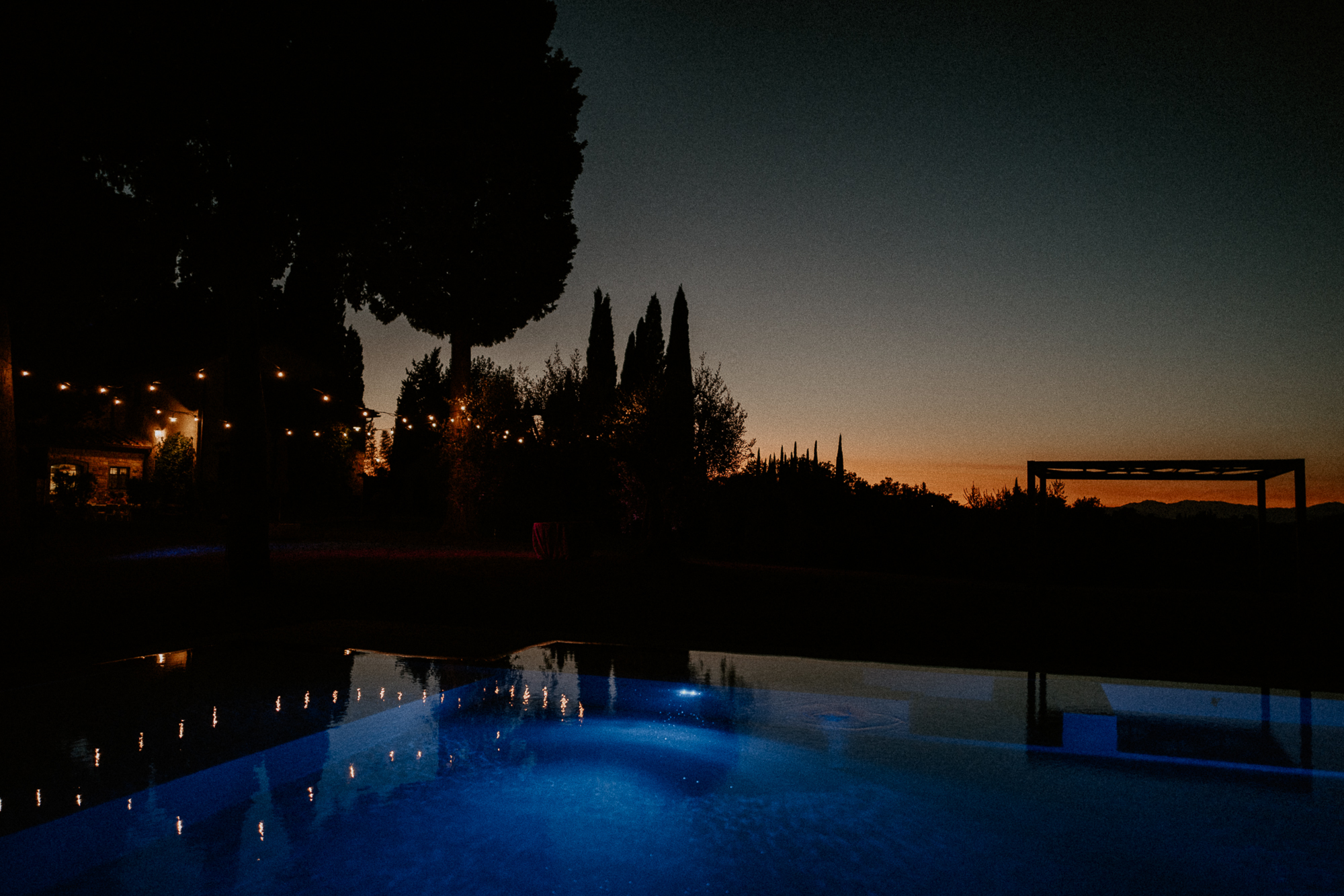 wedding photo in tuscany