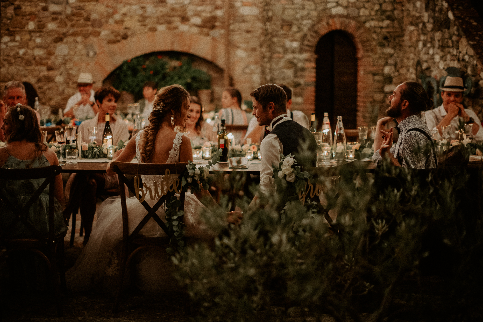 wedding photo in tuscany