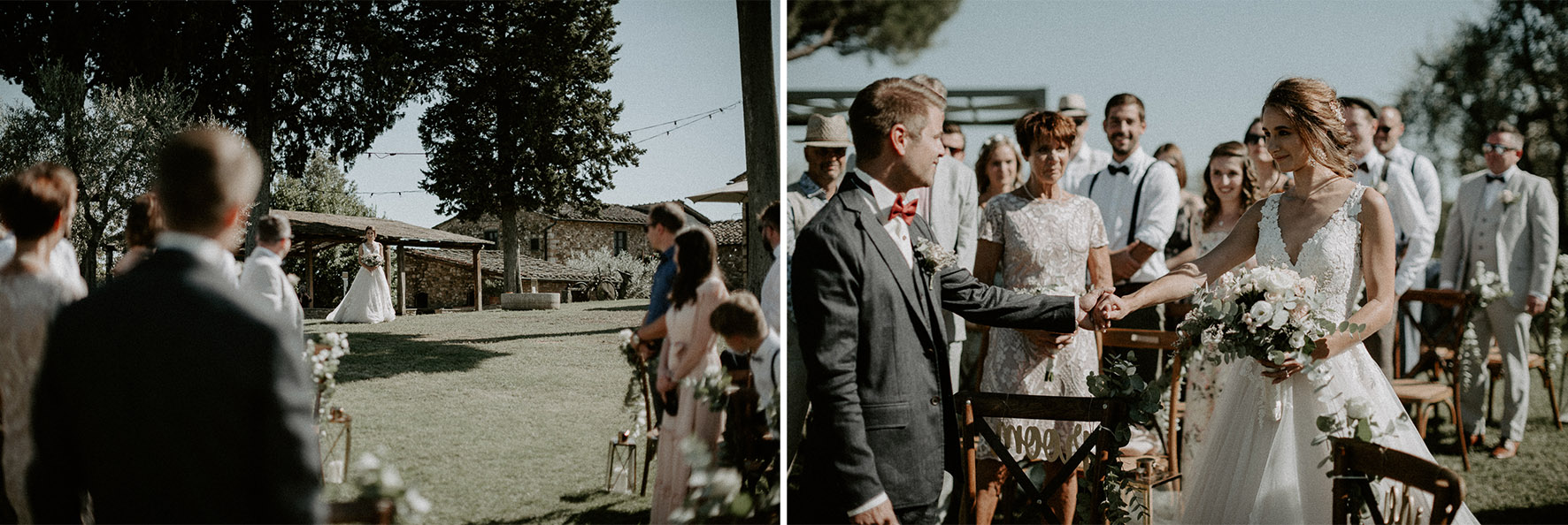 wedding photo in tuscany