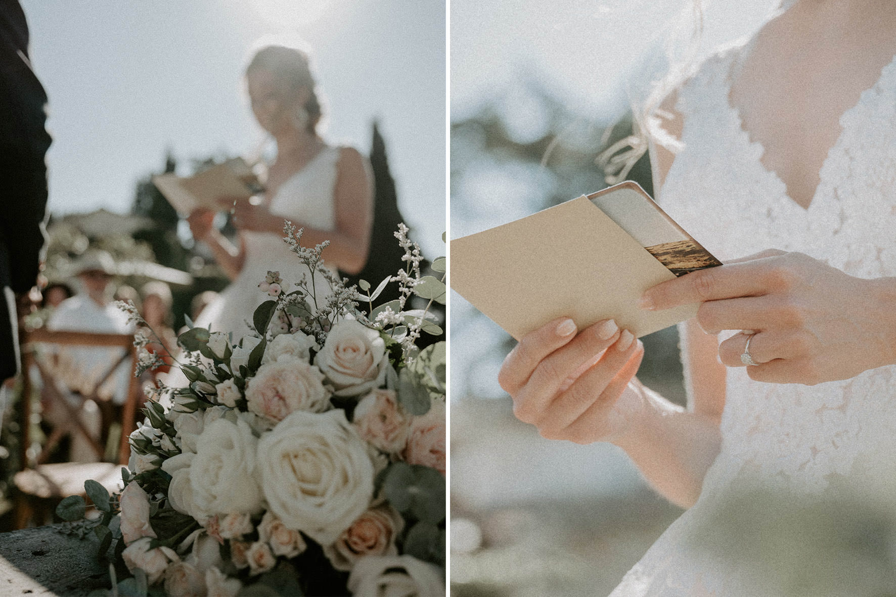 wedding photo in tuscany