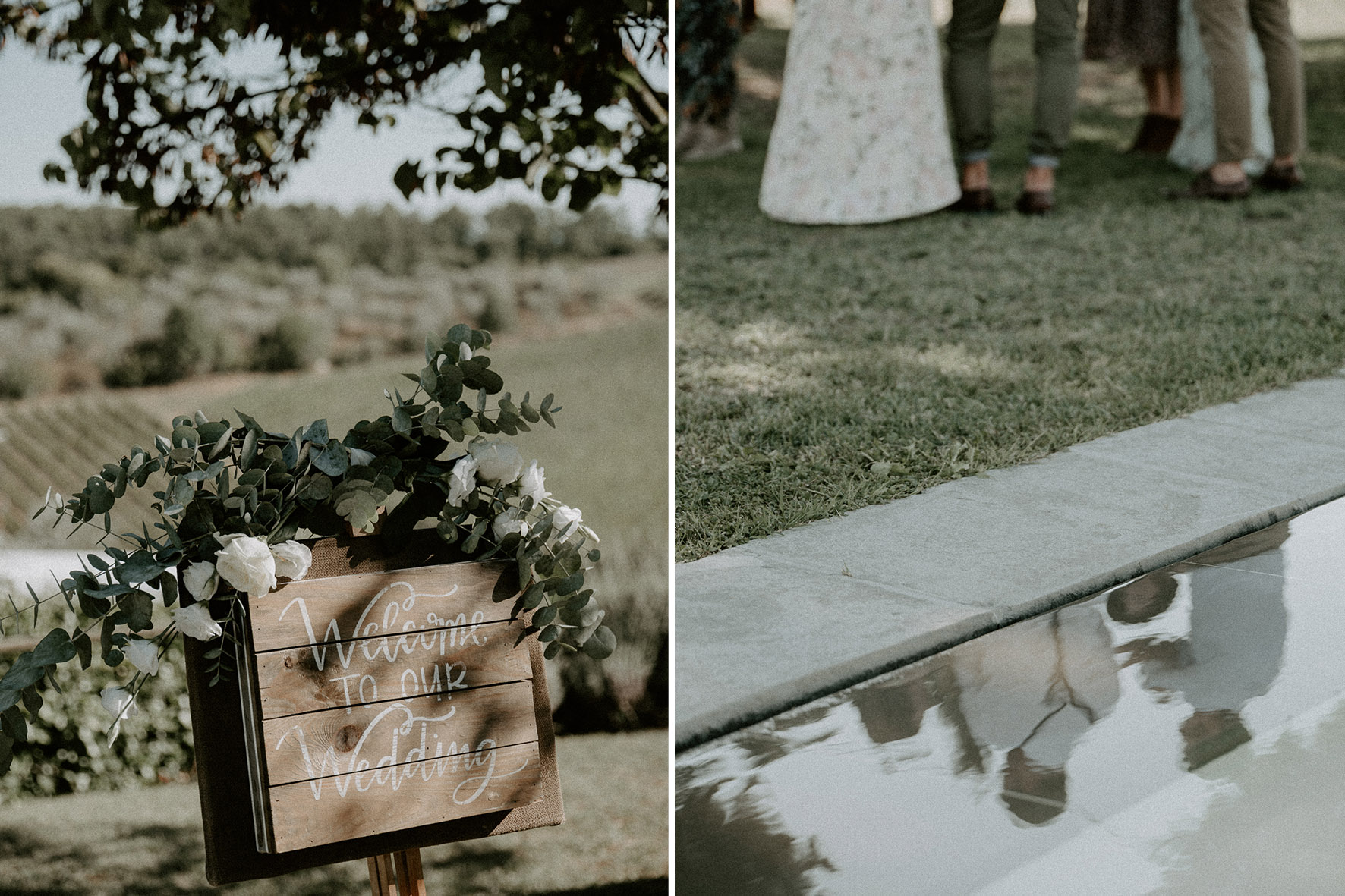 wedding photo in tuscany