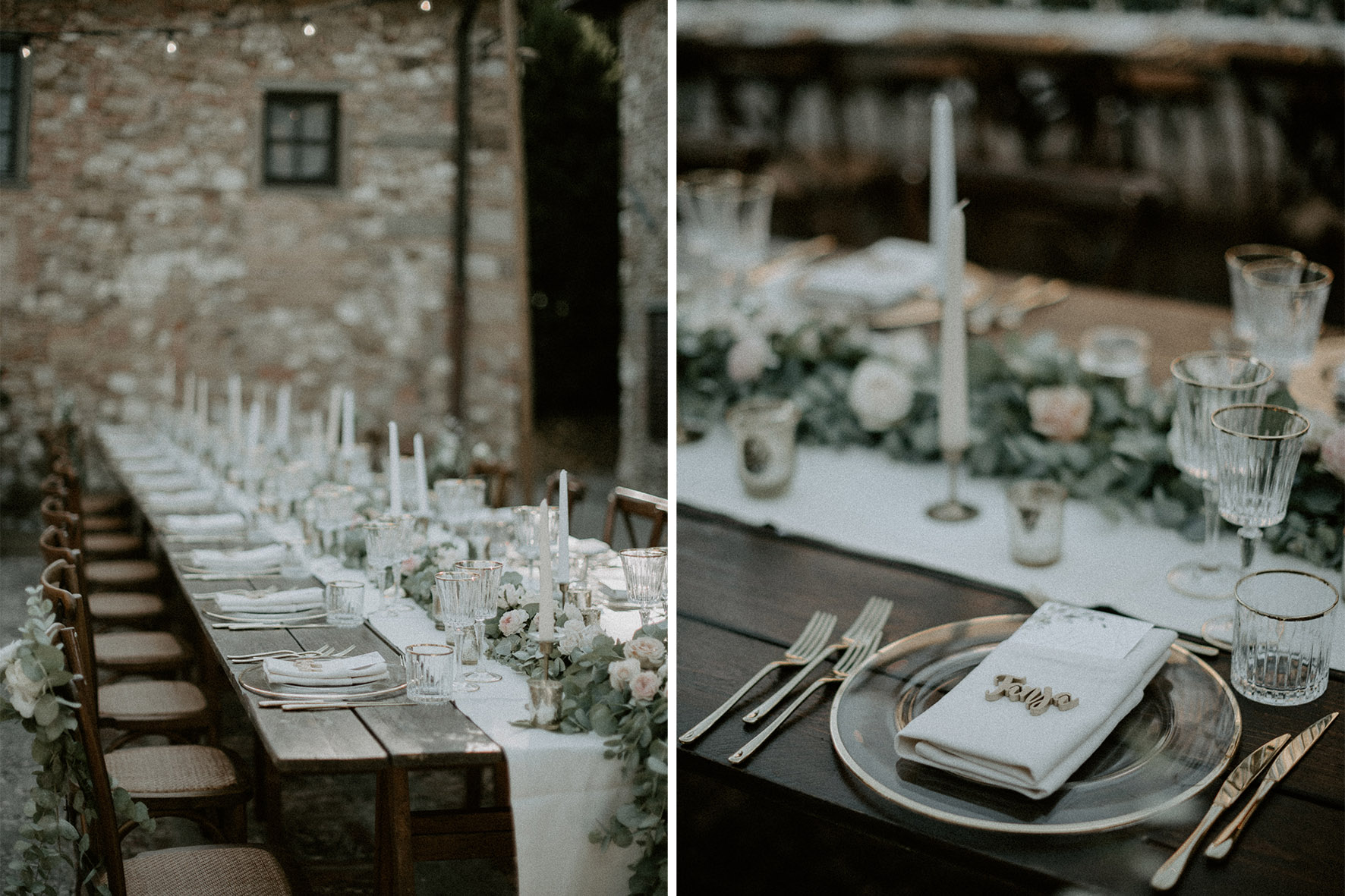 wedding photo in tuscany