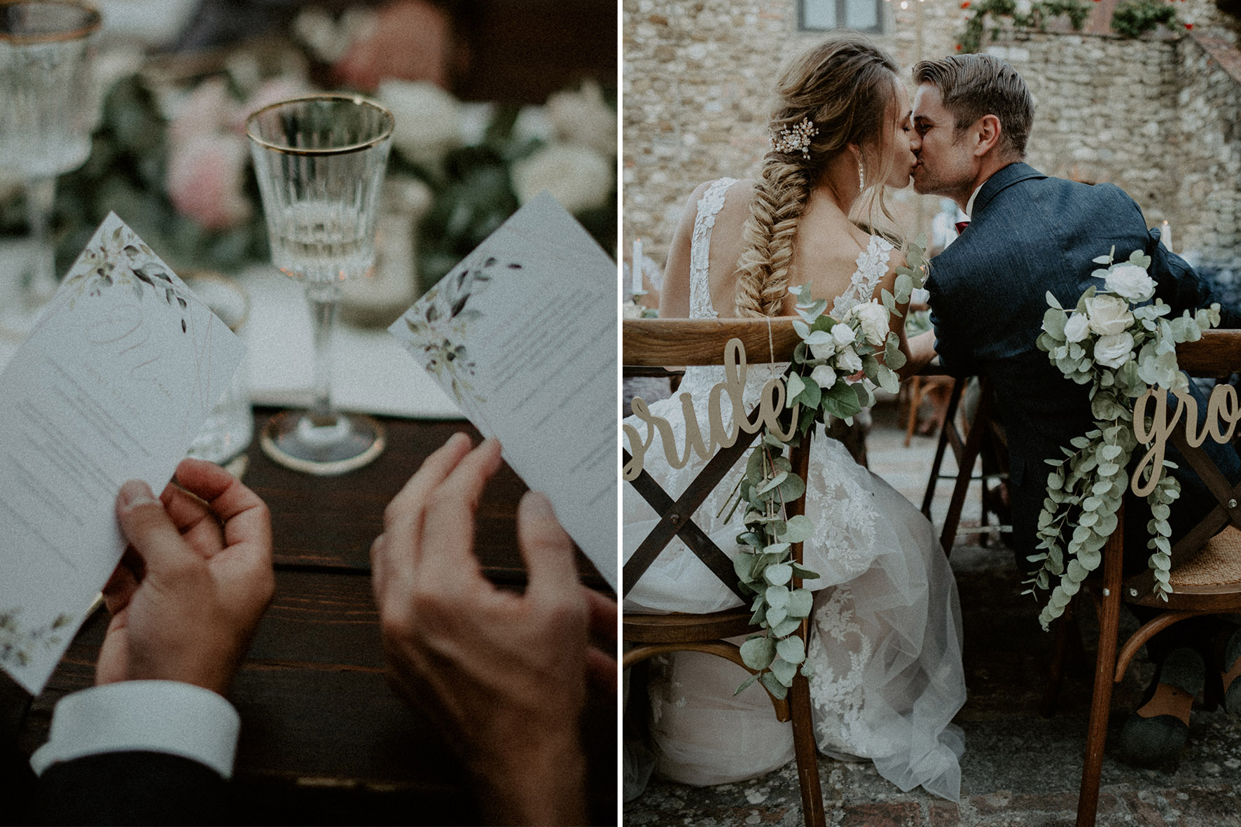 wedding photo in tuscany