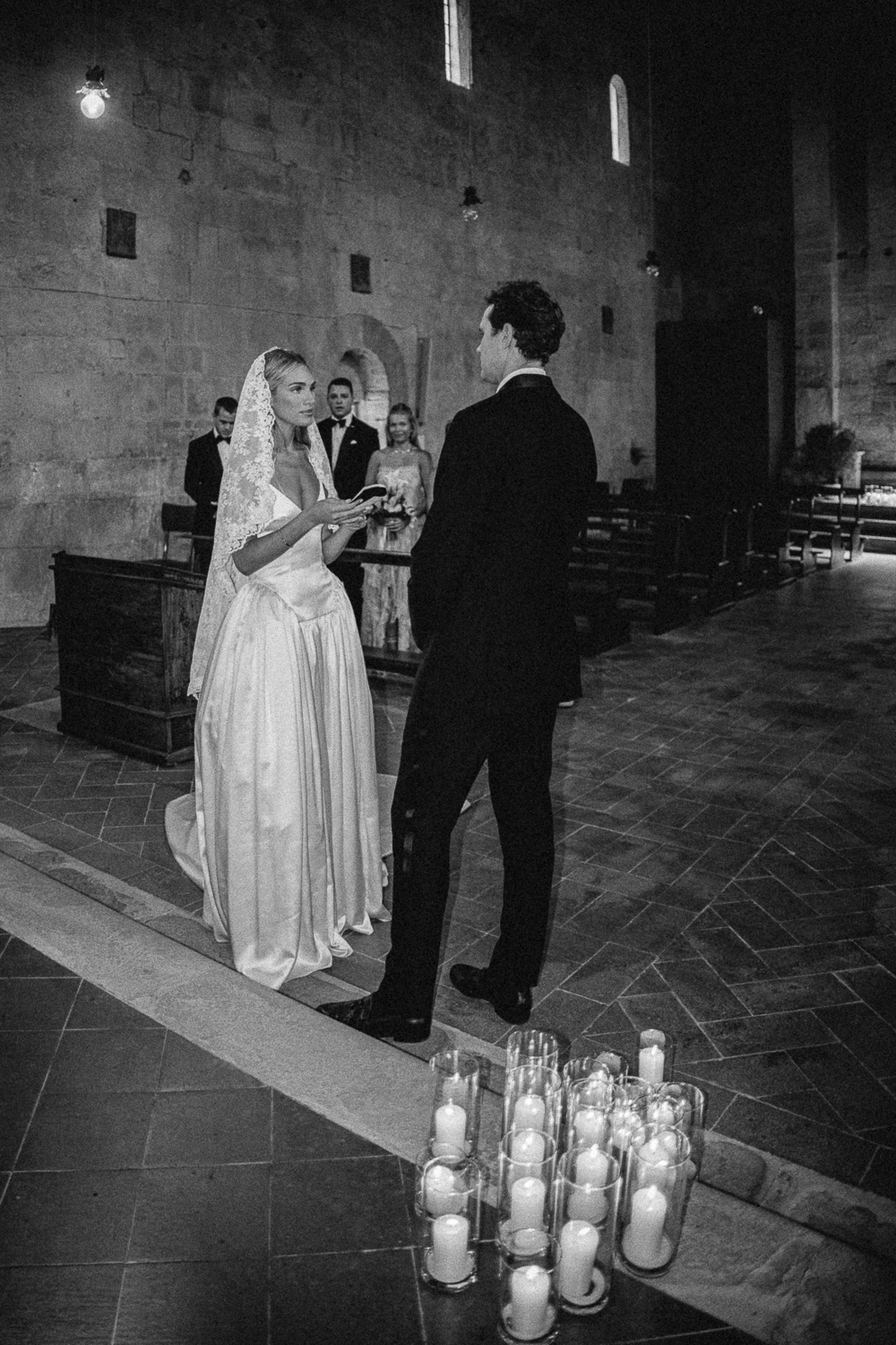 wedding tuscany elegant on film