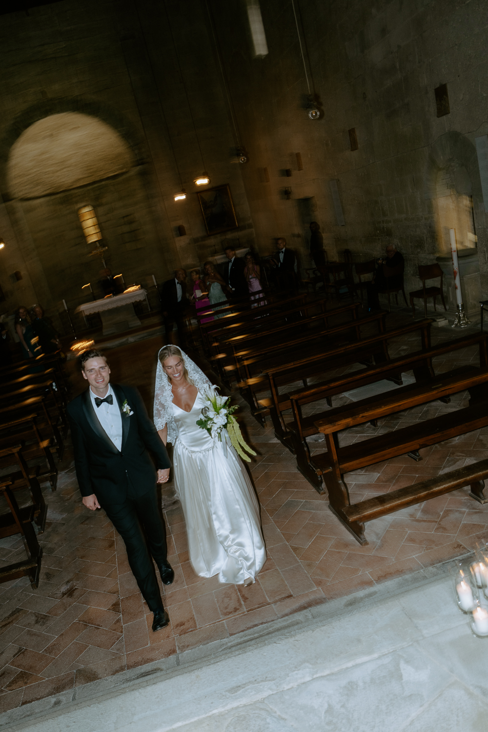wedding tuscany elegant on film